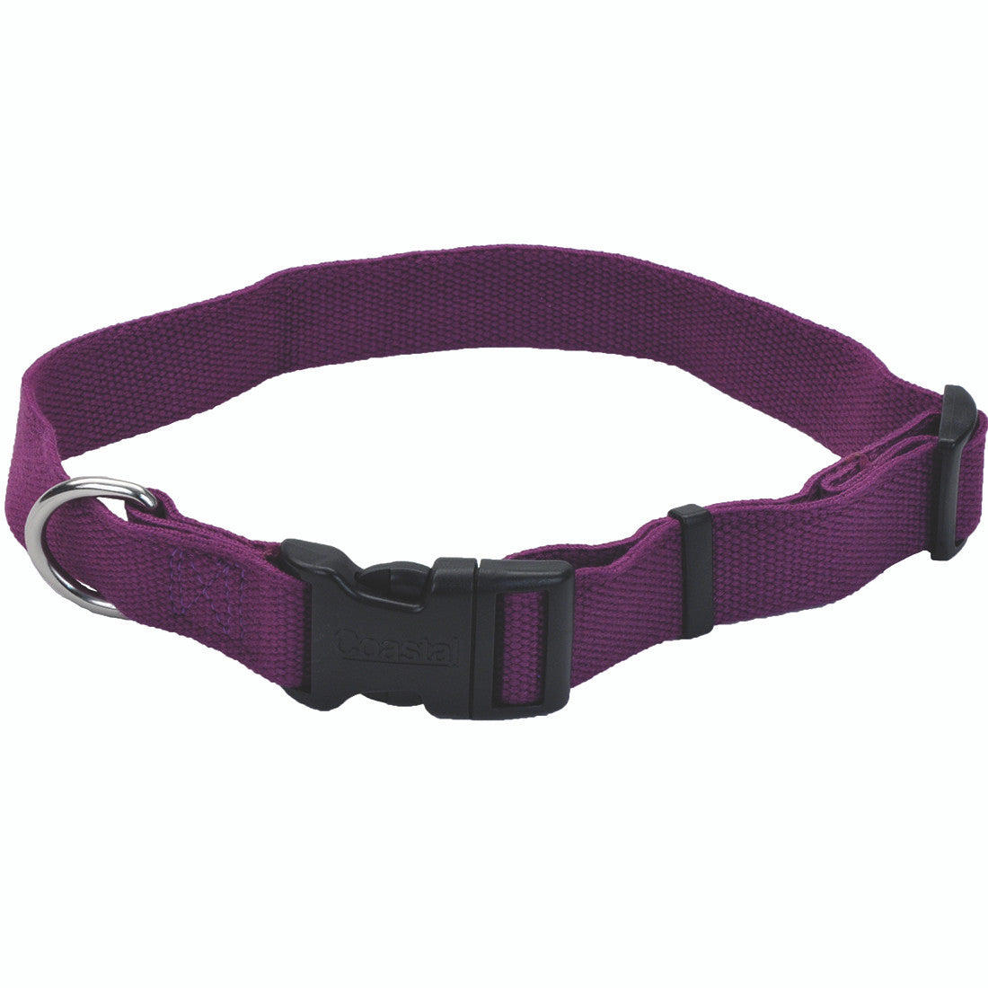 Coastal New Earth Soy Collar Eggplant 5/8 8-12 by Pet Food Warehouse