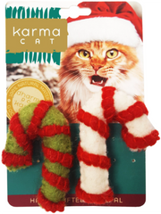 Dharma Dog Karma Cat Wool Candy Cane 2 Pack by Pet Food Warehouse