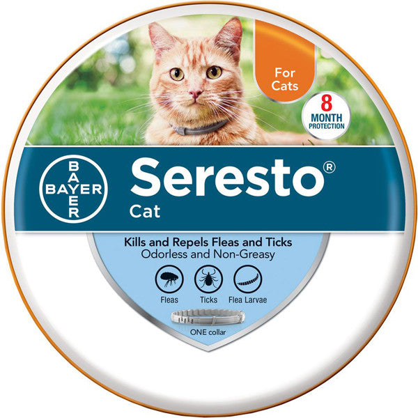 8 Month Seresto Cat Flea & Tick Collar by Pet Food Warehouse