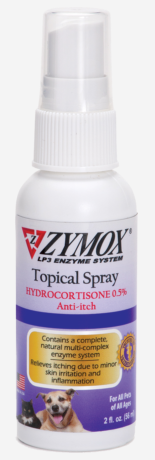 2oz Zymox Topical Spray .5% hydrocortisone by Pet Food Warehouse