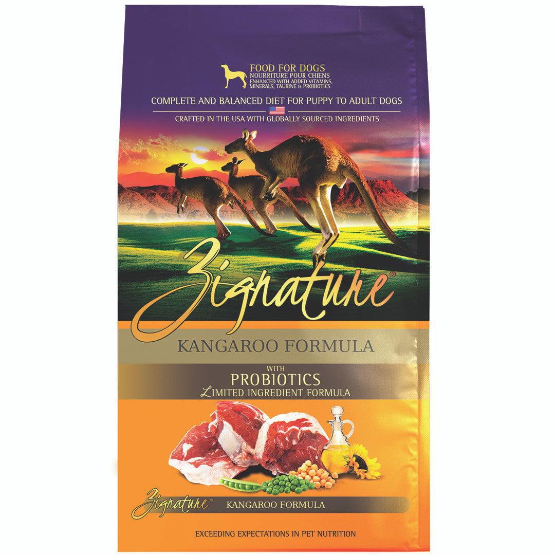 Zignature Kangaroo Dog Food Dry 25lb by Pet Food Warehouse