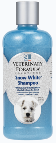 17oz SynergyLabs Veterinary Formula Solutions Snow White Whitening Shampoo by Pet Food Warehouse