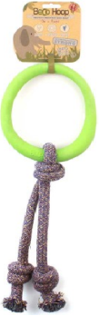 Beco Hoop On A Rope Large Green Dog Toy by Pet Food Warehouse