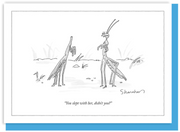 New Yorker Card Mantis / You Sleep With Her by Pet Food Warehouse