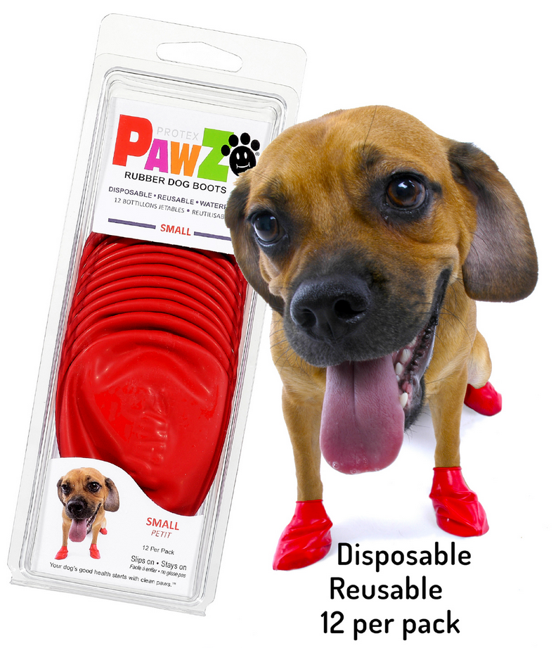 Pawz Dog Boots Small Red by Pet Food Warehouse