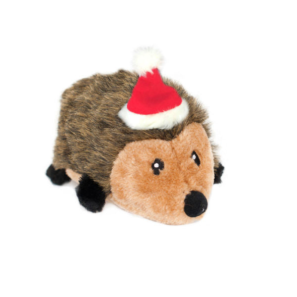 Zippy Paws Large Xmas Hedgehog Holiday Dog Toy by Pet Food Warehouse