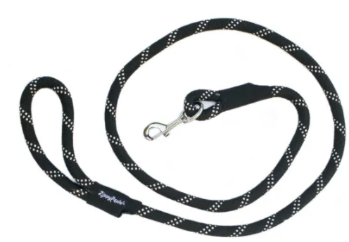 Zippy Paws Leash Climbers Leash Black 6' by Pet Food Warehouse