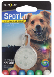 NiteIze Spotlit Eco Disc-O Select Dog Safety Light by Pet Food Warehouse