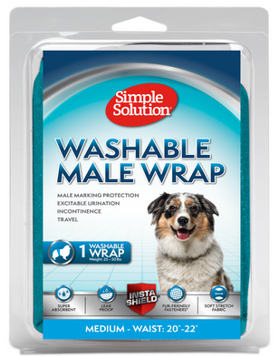 Bramton Simple Solution Male Dog Diaper Wrap Medium by Pet Food Warehouse