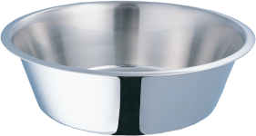 Indipets 8oz Stainless Steel Standard Dog Dish by Pet Food Warehouse