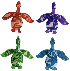 Multipet Camouflage Duck Ballistic Style Nyon & Sqeaks Dog Toy 13" by Pet Food Warehouse