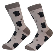 Socks Pug Black by Pet Food Warehouse