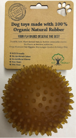 Indipets Star Ball 3.93" Dog Toy by Pet Food Warehouse