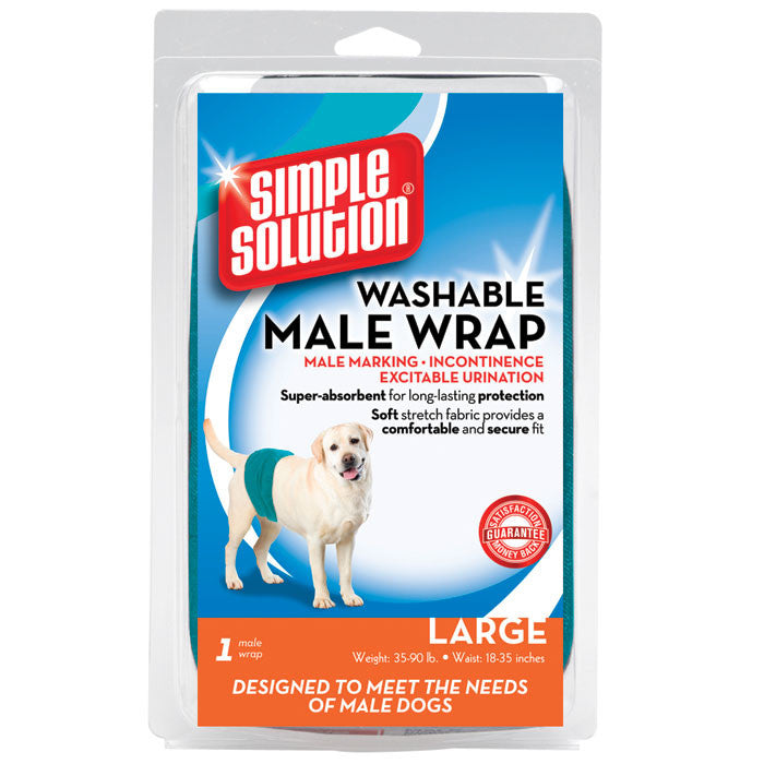 Bramton Simple Solution Male Dog Diaper Wrap Large by Pet Food Warehouse