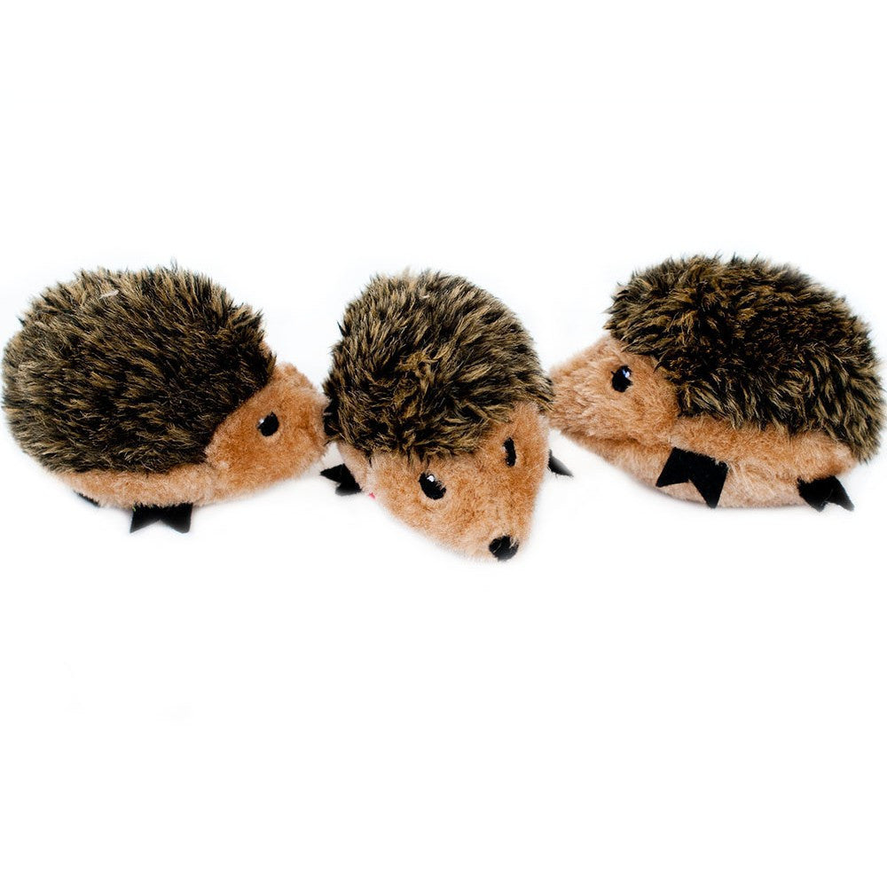 Zippy Paws 3 pack Burrow Hedgehogs Refill Dog Toy by Pet Food Warehouse