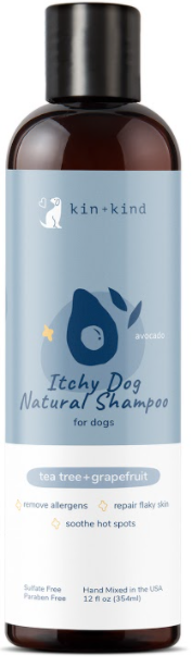 Kin+Kind Tea Tree+ Grapefruit Itchy Dog Shampoo 12oz by Pet Food Warehouse