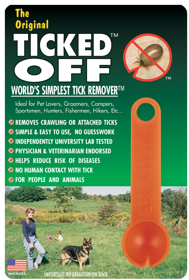 Ticked Off! Tick Remover Scoop Orange by Pet Food Warehouse
