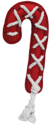 Multipet Cross Ropes Candy Cane 12" by Pet Food Warehouse