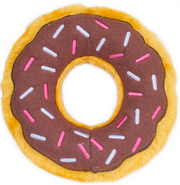 Zippy Paws Mini Chocolate Donut Dog Toy by Pet Food Warehouse