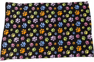 Ethical Pet 40x60 Snuggler Paw Prints Blanket Dog Bed by Pet Food Warehouse