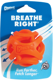 ChuckIt Medium Breathe Right Fetch Ball Dog Toy by Pet Food Warehouse