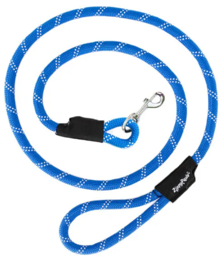 Zippy Paws Leash Climbers Leash Blue 6' by Pet Food Warehouse