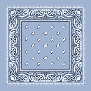 Bandana Paisley Light Blue by Pet Food Warehouse