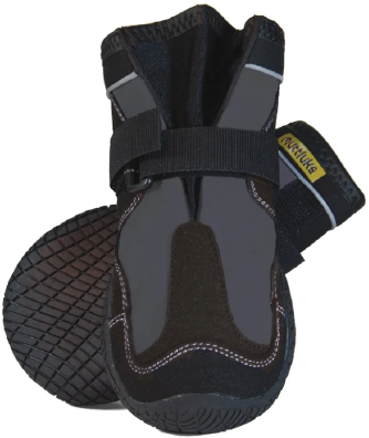 Muttluks Snow Mushers Dog Boots 2 Pack Grey Size 7 Medium/Large by Pet Food Warehouse