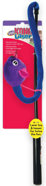 Kong Cat49 Lazer Teaser Assorted Character Cat Toy by Pet Food Warehouse