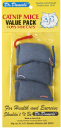 Dr. Daniels Mouse Value Pack (3) Cat Toy by Pet Food Warehouse