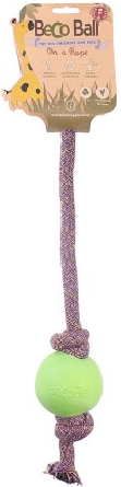 Beco Rope with Ball Large Green Dog Toy by Pet Food Warehouse