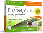 Vetality Firstect Plus For Dogs 6-22 lbs 3 Pack by Pet Food Warehouse