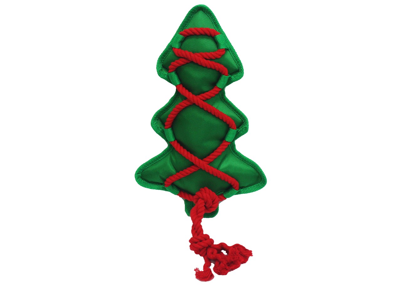 Multipet Cross Ropes Christmas Tree 12" by Pet Food Warehouse