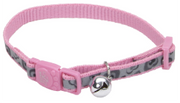 Coastal Lazer Brite Safety Cat Collar 3/8 8-12 Pink Heart by Pet Food Warehouse