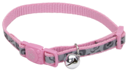 Coastal Lazer Brite Safety Cat Collar 3/8 8-12 Pink Heart by Pet Food Warehouse