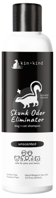 Kin+Kind Skunk Off Dog Or Cat Shampoo 12oz by Pet Food Warehouse
