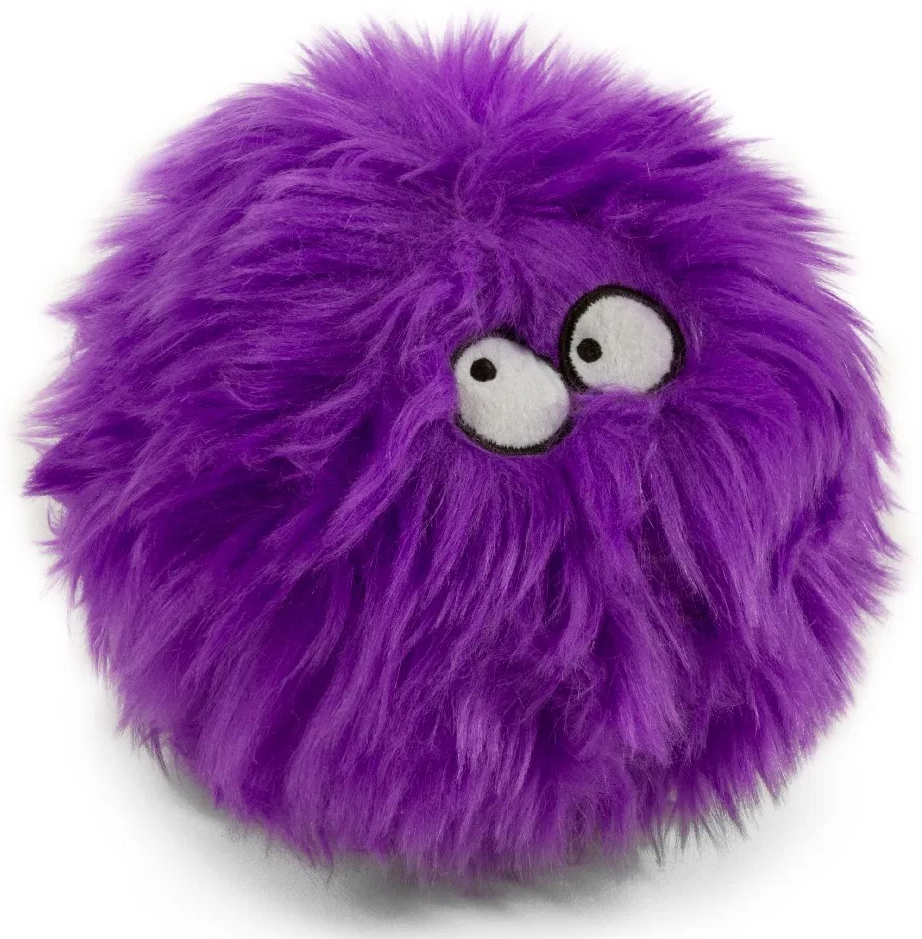 Go Dog Small Purple Furball with Chew Guard Dog Toy by Pet Food Warehouse