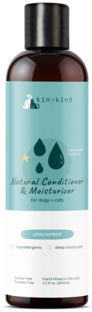 Kin+Kind Conditioner Moisturizing Dog or Cat 12oz by Pet Food Warehouse