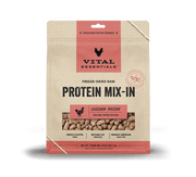 Vital Essentials Raw Protein Mix-In Chicken Recipe Mini Nib Topper for Dogs 18oz by Pet Food Warehouse