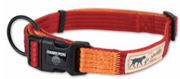 Hamilton Adjustable Dog Collar Campfire Red & Mango 1 18-26" by Pet Food Warehouse