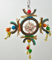 A & E Cages Happy Beaks Atomic Dream Catcher Bird Toy by Pet Food Warehouse