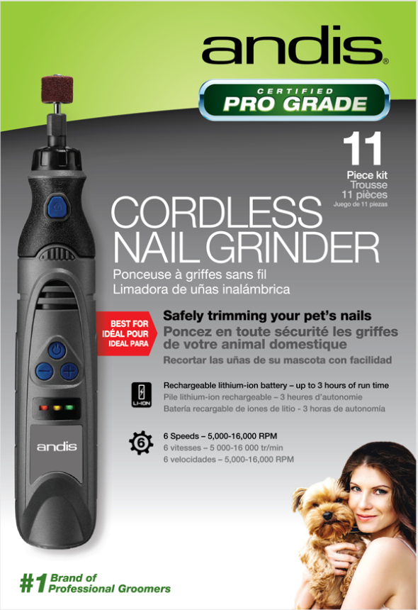Andis Cordless Nail Grinder by Pet Food Warehouse