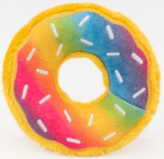 Zippy Paws Rainbow Donut Dog Toy by Pet Food Warehouse