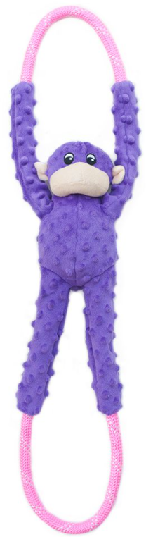 Zippy Paws Ropetugz Monkey Purple by Pet Food Warehouse