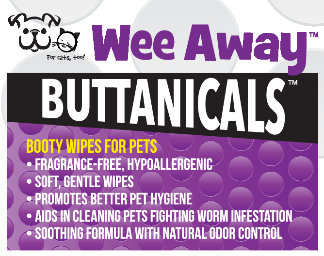 Wee Away Buttanical Wipes 30 Ct by Pet Food Warehouse