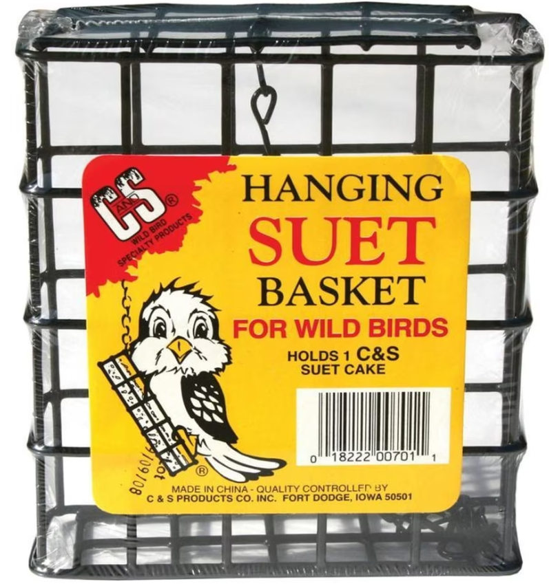 C&S Single Suet Basket by Pet Food Warehouse