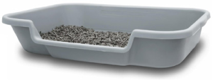 Peck Rock Large Gray Puppy Pan by Pet Food Warehouse