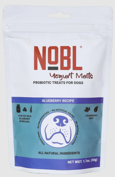 NOBL Yogurt Probiotic Melt with Blueberry 1.23oz by Pet Food Warehouse
