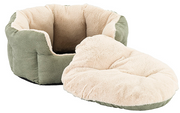 Sleep Zone Reversible Cushion Cuddler Sage 18" by Pet Food Warehouse