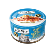 Fussie Cat Premium Tuna w/Small Anchovies in Goats Milk 2.47oz by Pet Food Warehouse